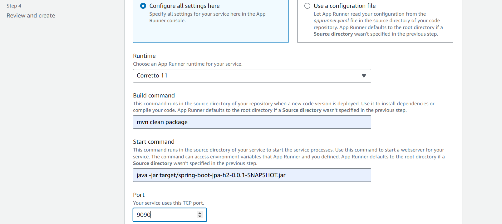 deployment-setting